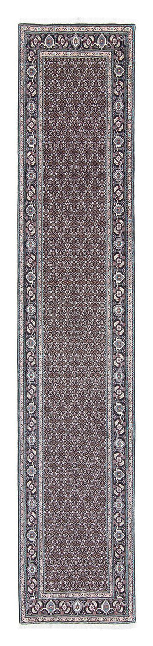 Biegacz Dywan perski - Tabriz - 390 x 75 cm - szary