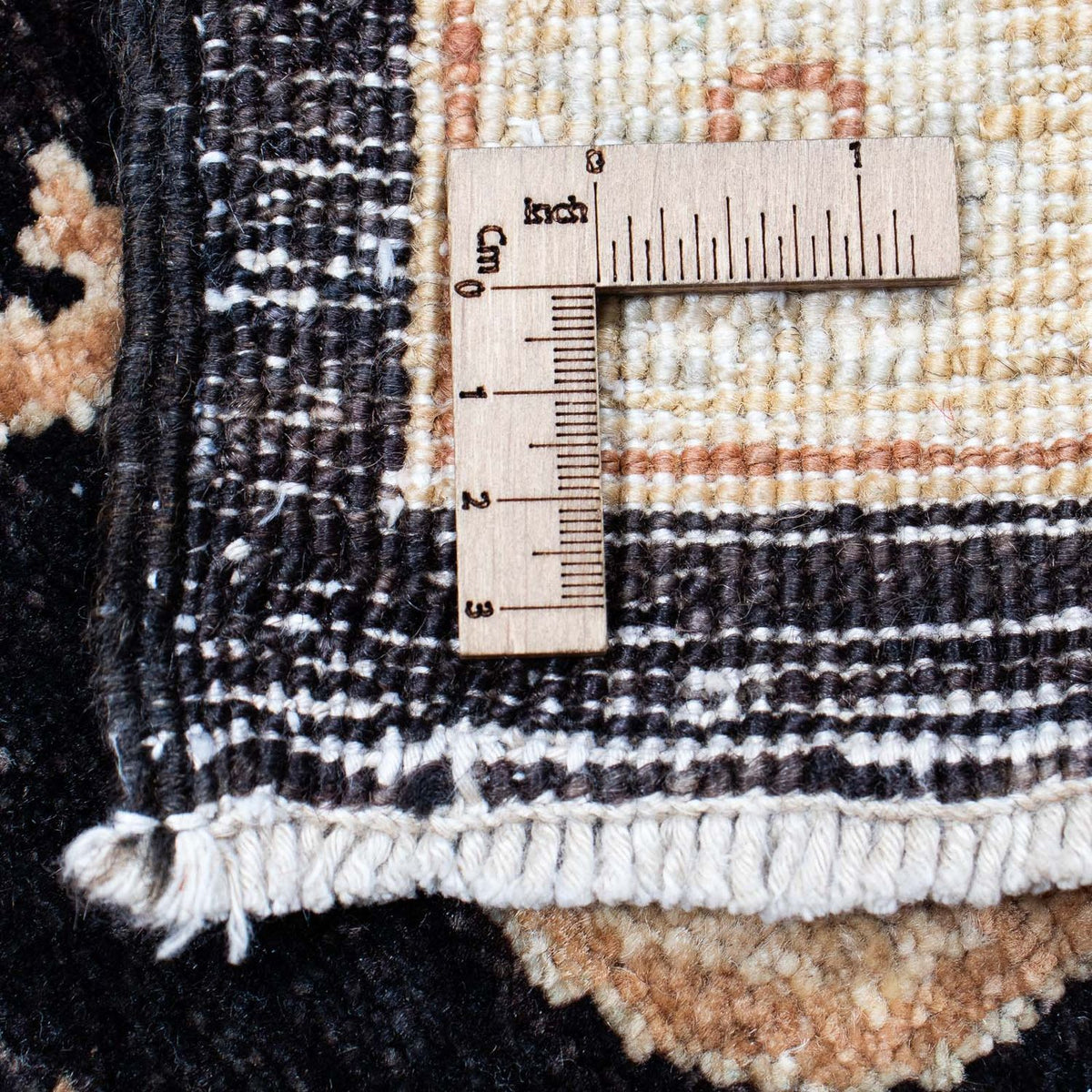 Dywan Gabbeh - perski - 190 x 140 cm - jasnobrązowy