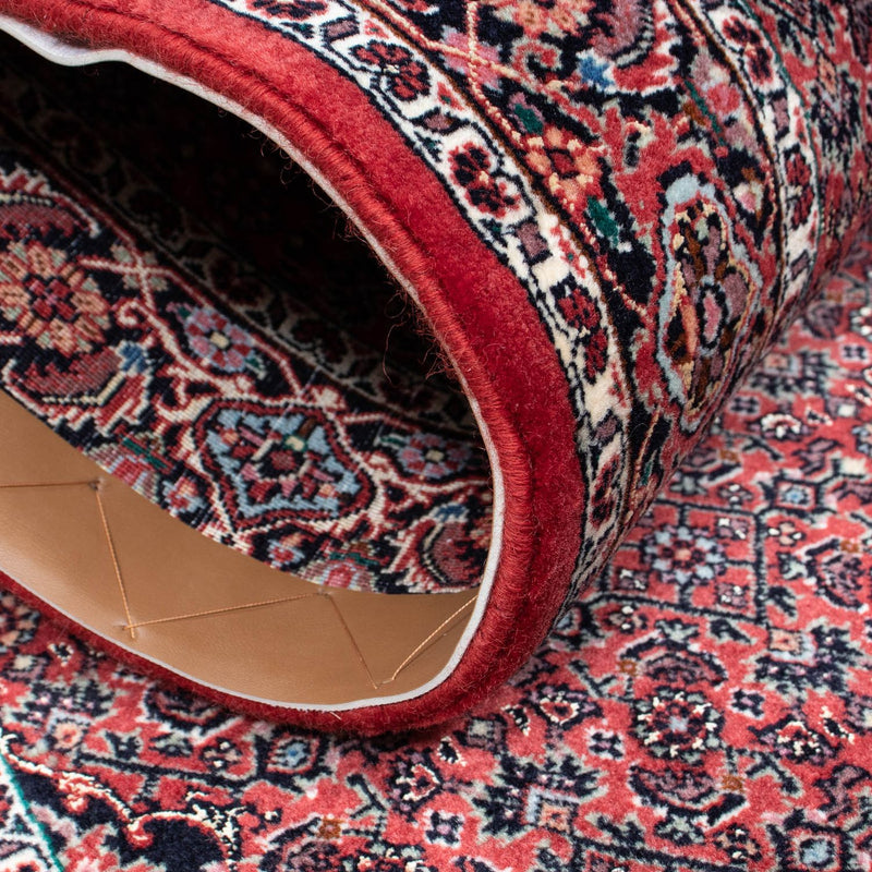 Biegacz Dywan perski - Bijar - 198 x 101 cm - czerwony