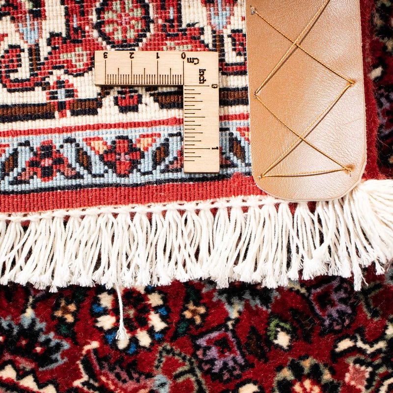 Biegacz Dywan perski - Bijar - 198 x 74 cm - ciemna czerwień