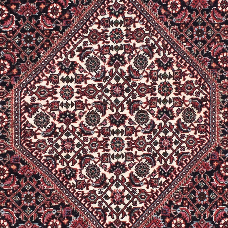 Biegacz Dywan perski - Bijar - 214 x 73 cm - ciemnoniebieski