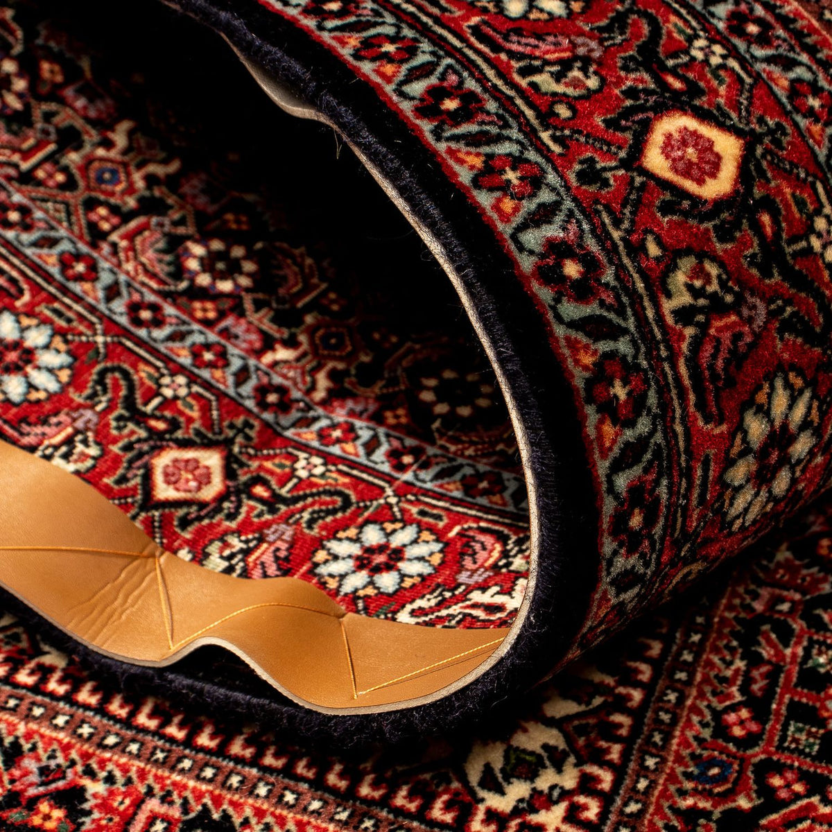 Biegacz Dywan perski - Bijar - 316 x 81 cm - wielokolorowy