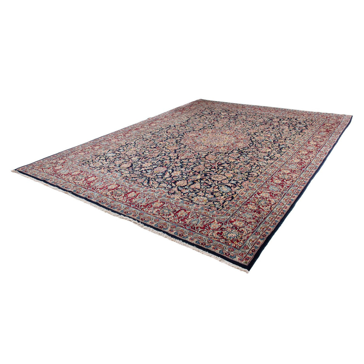 Dywan perski - Royal - 360 x 265 cm - ciemnoniebieski