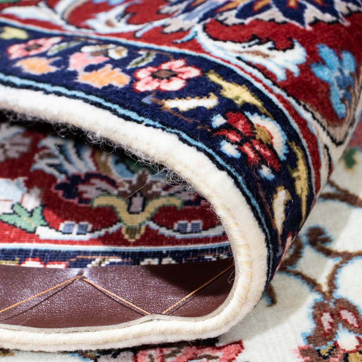 Dywan perski - Ghom - 218 x 137 cm - beżowy