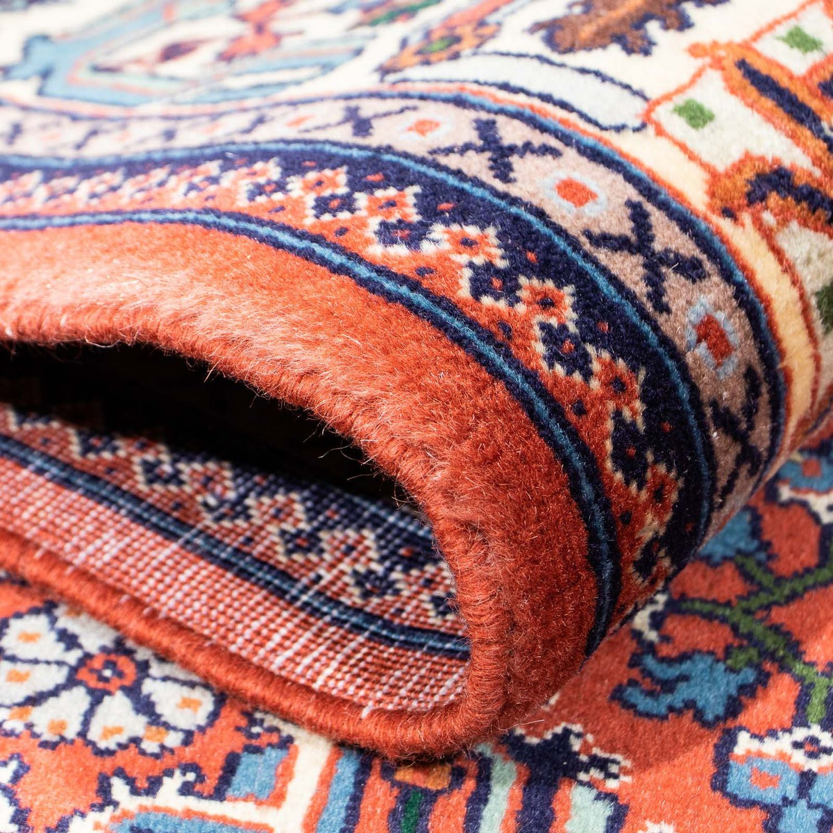 Perski dywan - Nomadyczny - 242 x 169 cm - jasna czerwień