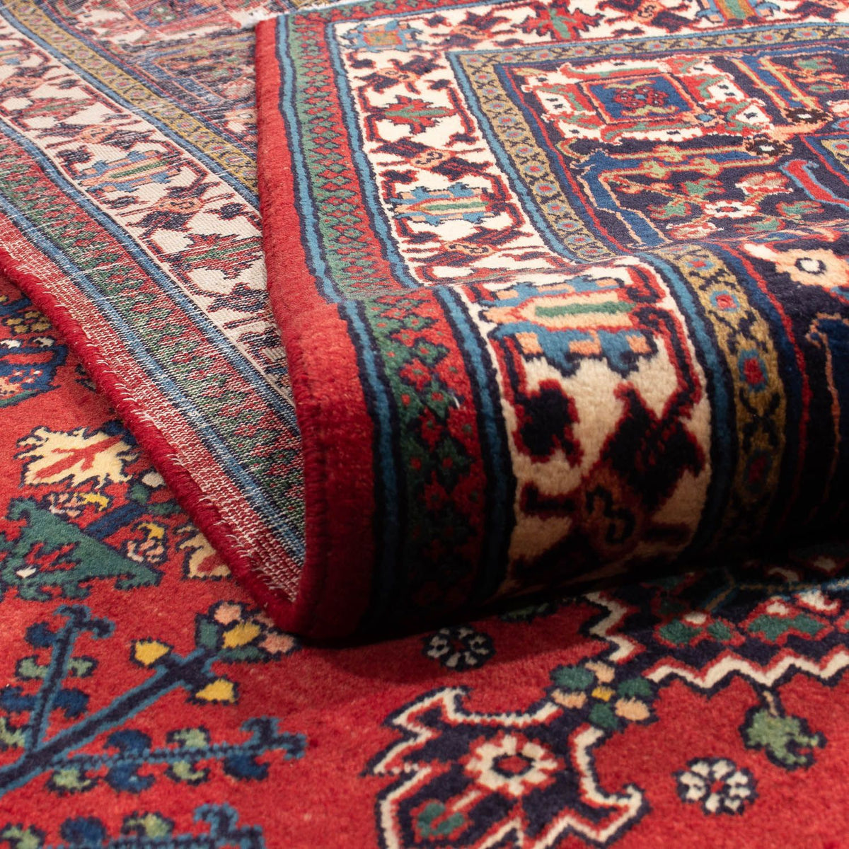 Perski dywan - Nomadyczny - 343 x 235 cm - ciemna czerwień