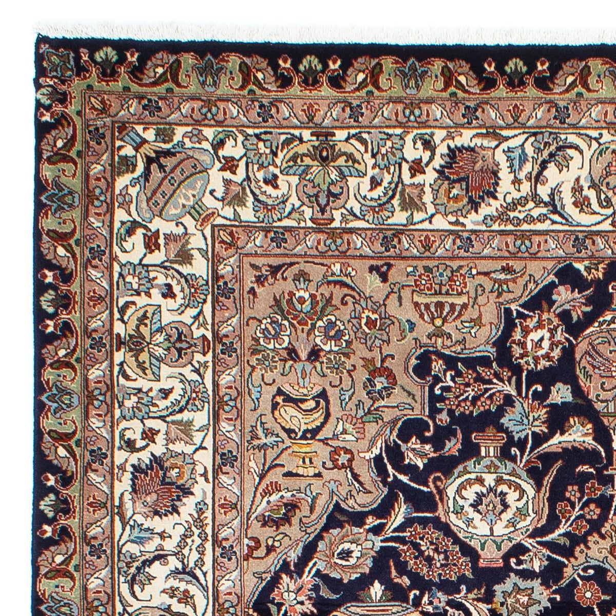 Dywan perski - Klasyczny - 292 x 195 cm - ciemnoniebieski