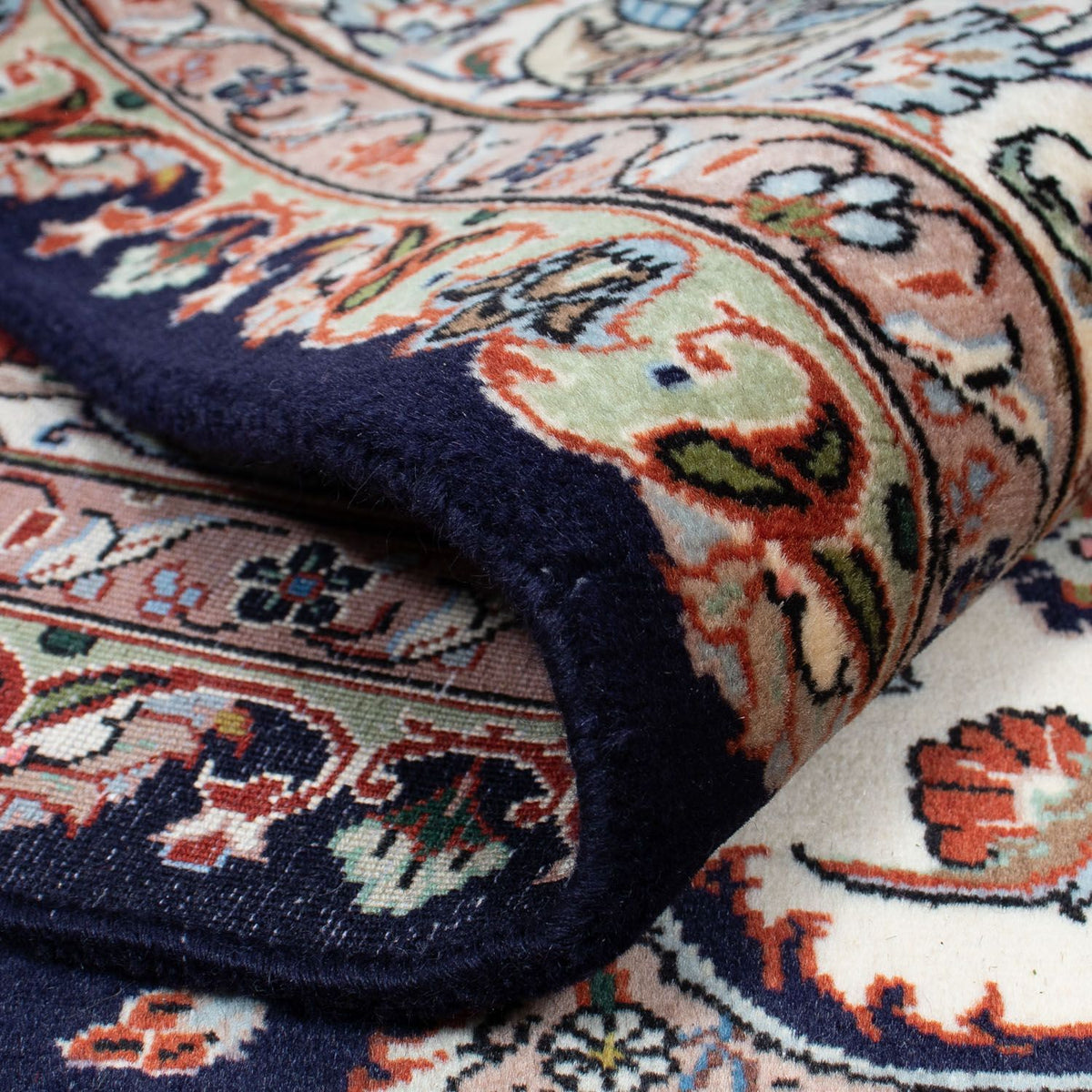 Dywan perski - Klasyczny - 292 x 195 cm - ciemnoniebieski