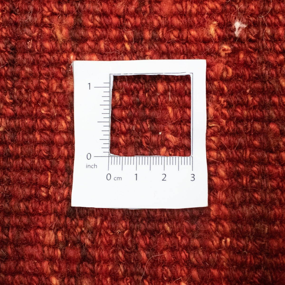 Dywan Gabbeh - perski - 192 x 150 cm - czerwony