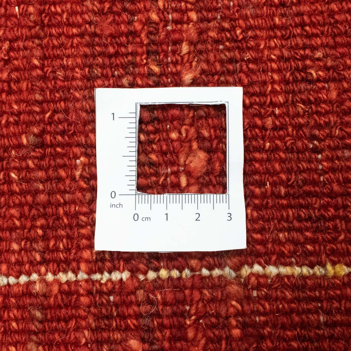 Dywan Gabbeh - perski - 194 x 146 cm - czerwony