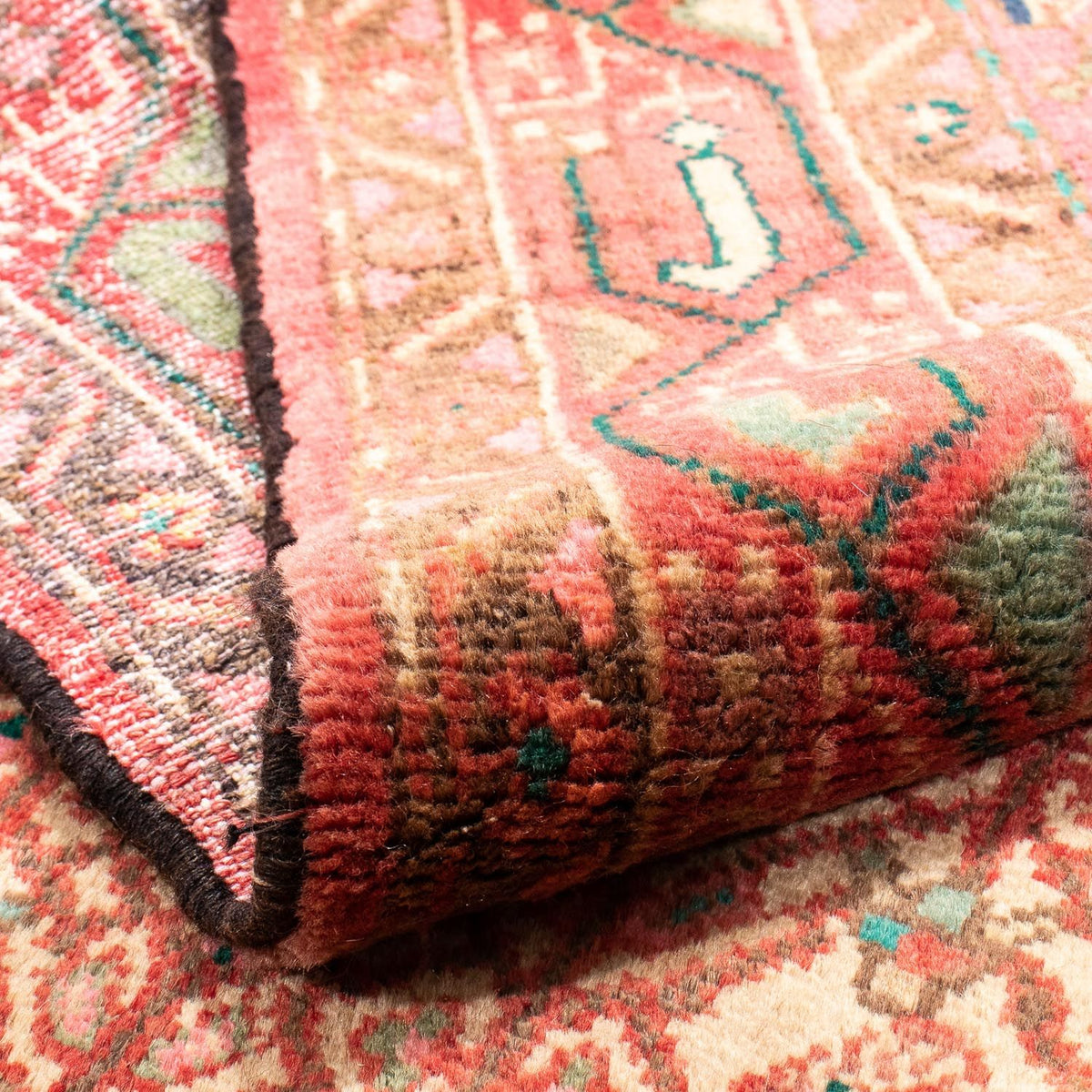 Dywan perski - Klasyczny - 163 x 108 cm - jasna czerwień