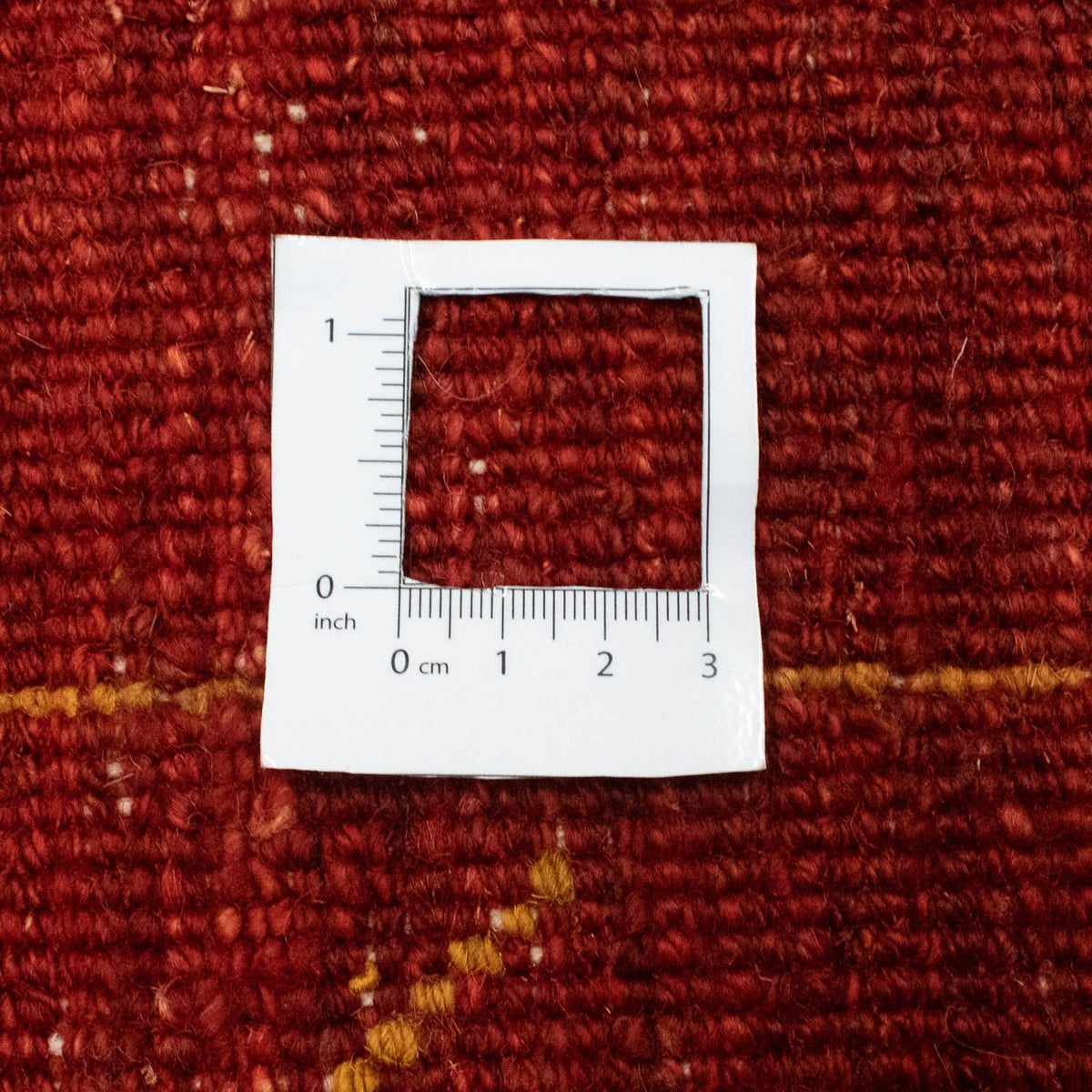 Dywan Gabbeh - perski - 196 x 146 cm - czerwony