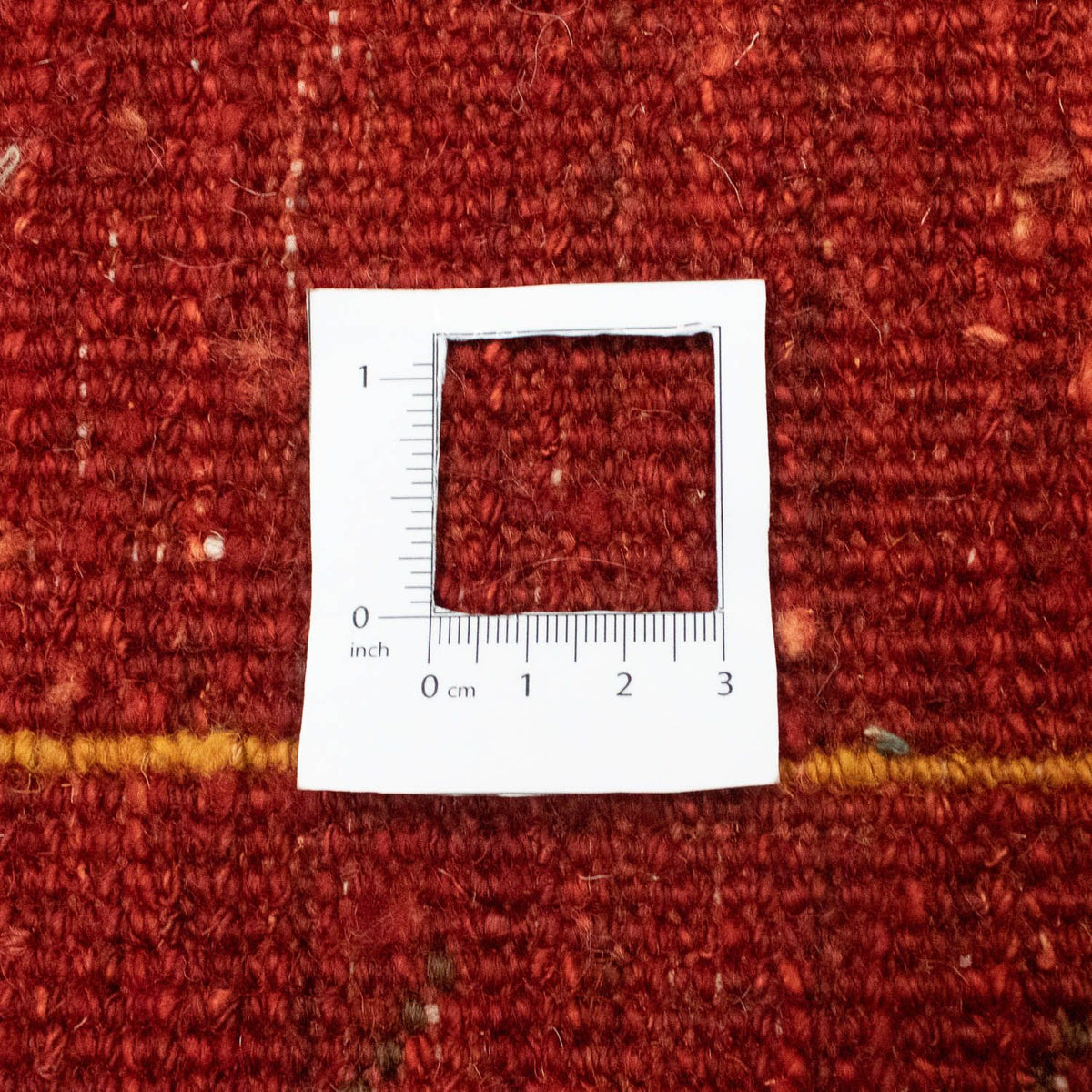 Dywan Gabbeh - perski - 185 x 142 cm - czerwony