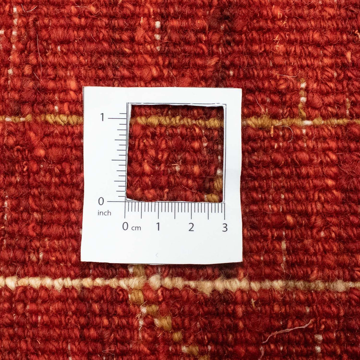 Dywan Gabbeh - perski - 197 x 144 cm - czerwony