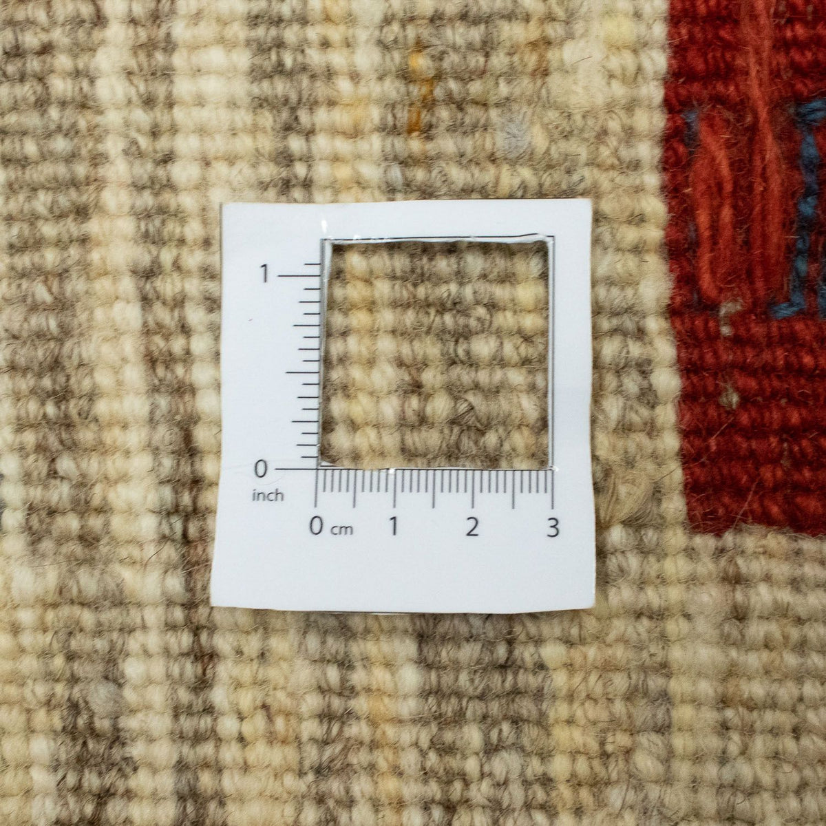 Dywan Gabbeh - perski - 196 x 156 cm - beżowy