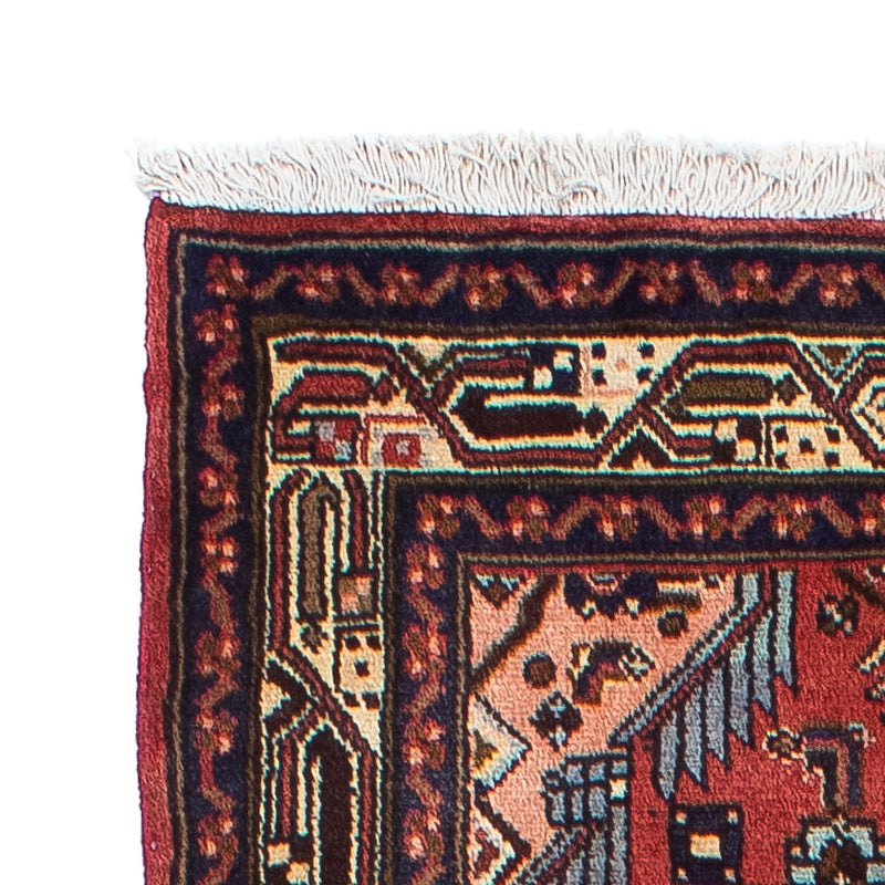 Biegacz Perski dywan - Nomadyczny - 278 x 80 cm - jasna czerwień