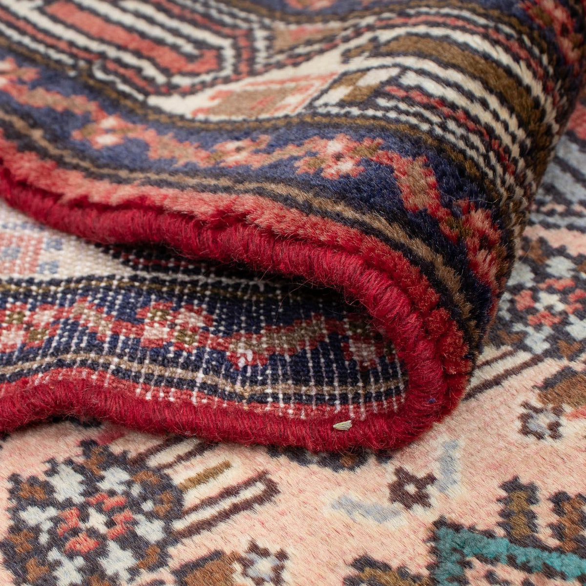 Biegacz Perski dywan - Nomadyczny - 278 x 80 cm - jasna czerwień