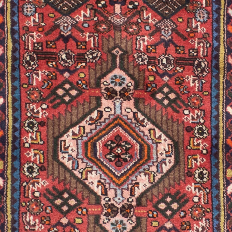 Biegacz Perski dywan - Nomadyczny - 343 x 83 cm - ciemna czerwień