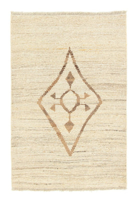 Dywan Gabbeh - perski - 148 x 96 cm - beżowy