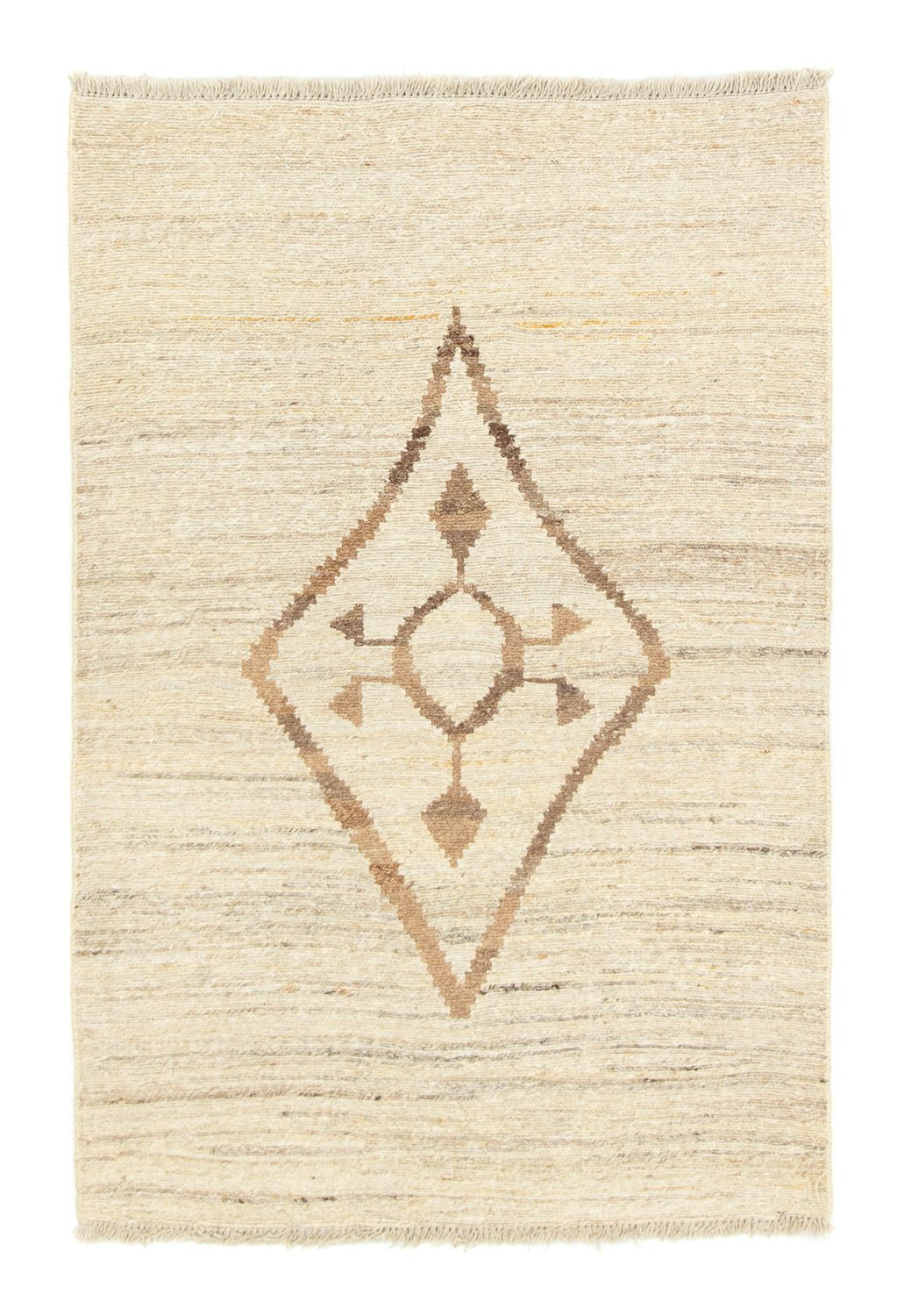 Dywan Gabbeh - perski - 148 x 96 cm - beżowy