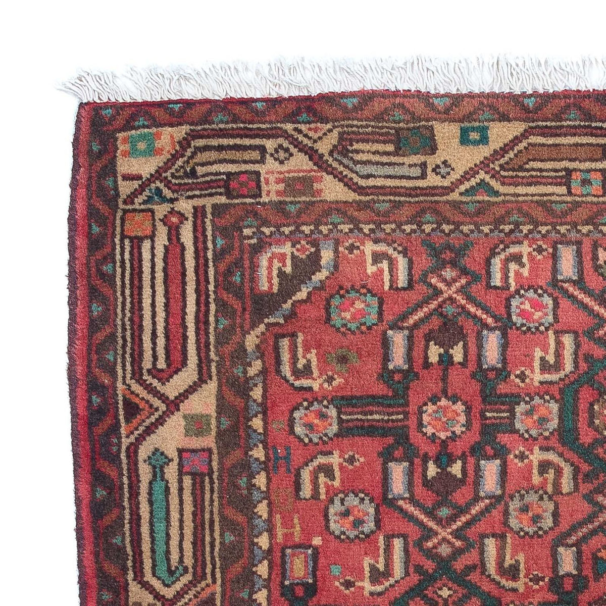 Perski dywan - Nomadyczny - 130 x 82 cm - jasna czerwień