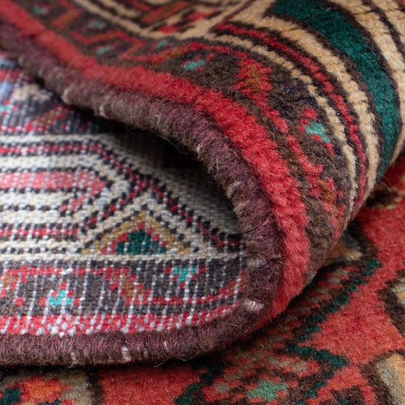 Perski dywan - Nomadyczny - 130 x 82 cm - jasna czerwień