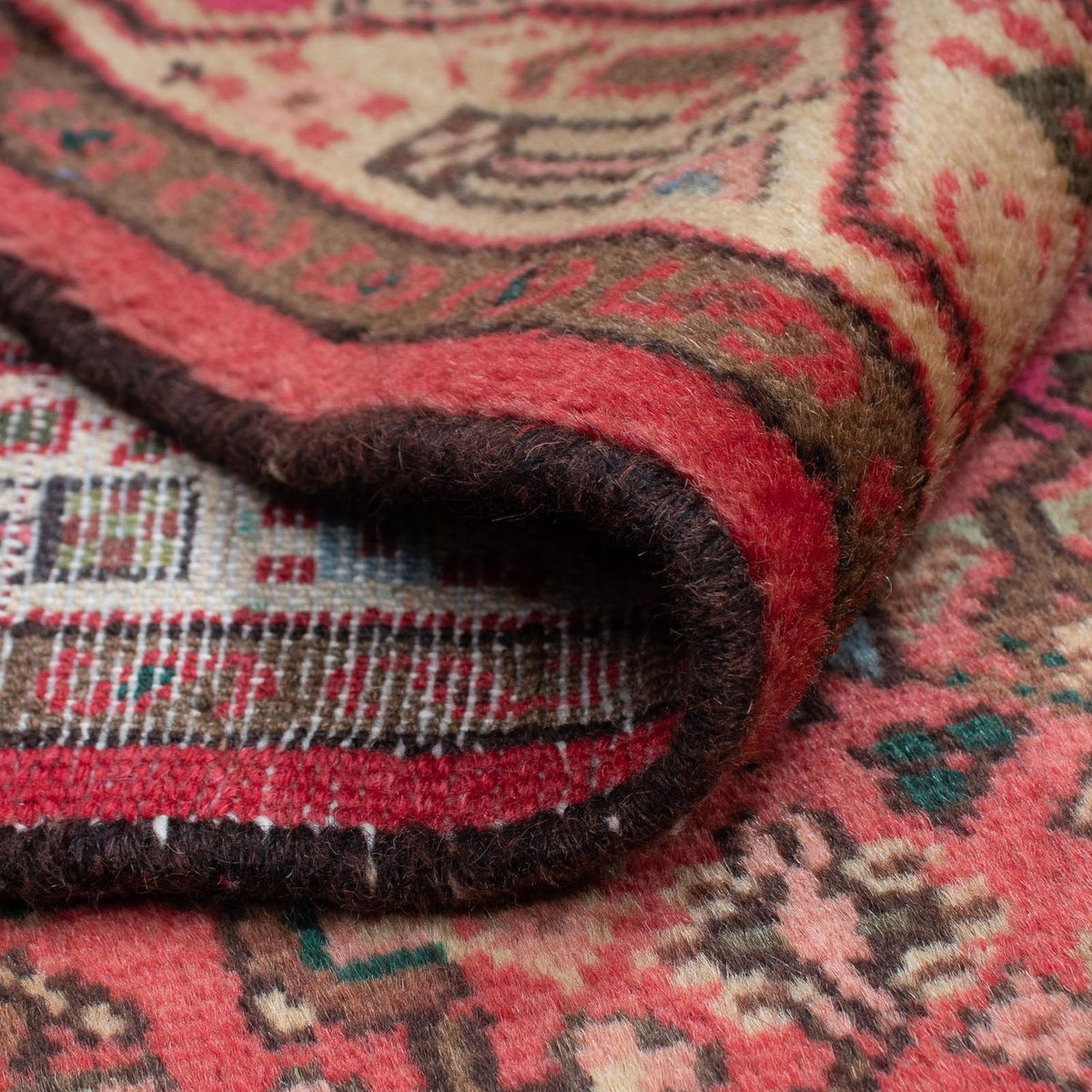 Perski dywan - Nomadyczny - 125 x 80 cm - jasna czerwień