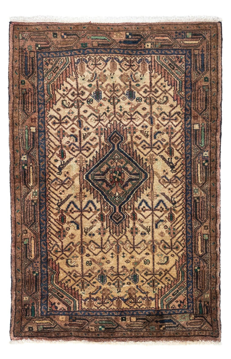 Perski dywan - Nomadyczny - 118 x 79 cm - jasnobrązowy