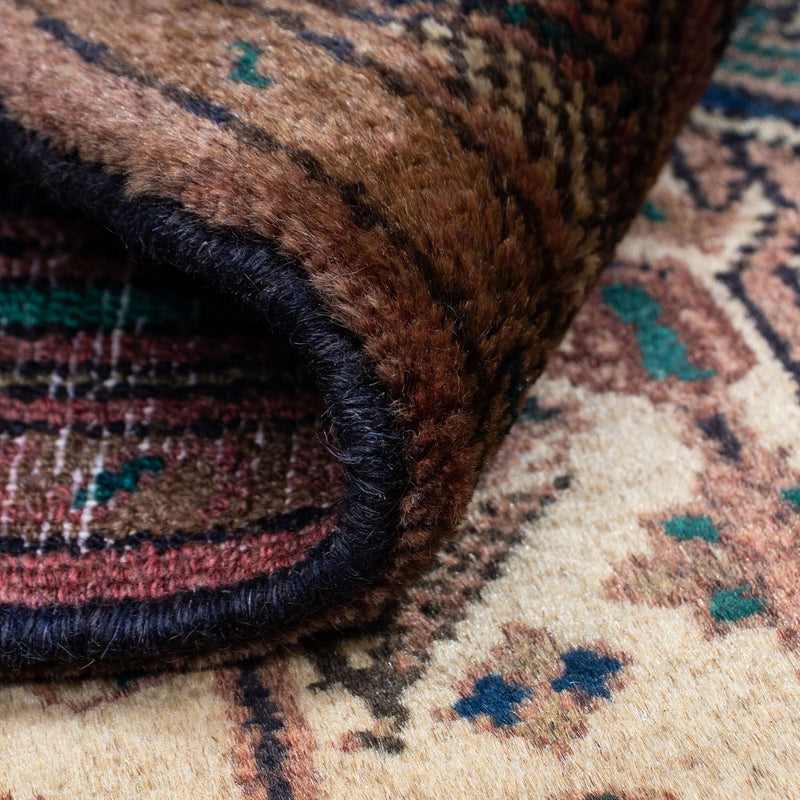 Perski dywan - Nomadyczny - 118 x 79 cm - jasnobrązowy