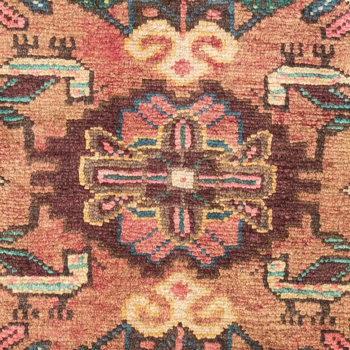 Perski dywan - Nomadyczny - 135 x 80 cm - jasna czerwień