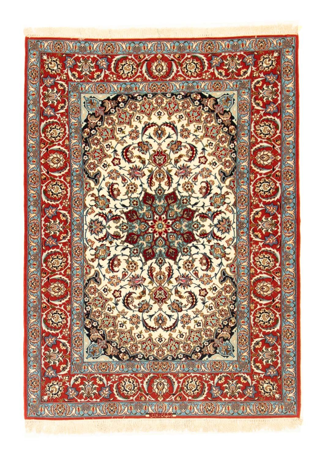 Dywan perski - Isfahan - Premium - 158 x 104 cm - beżowy