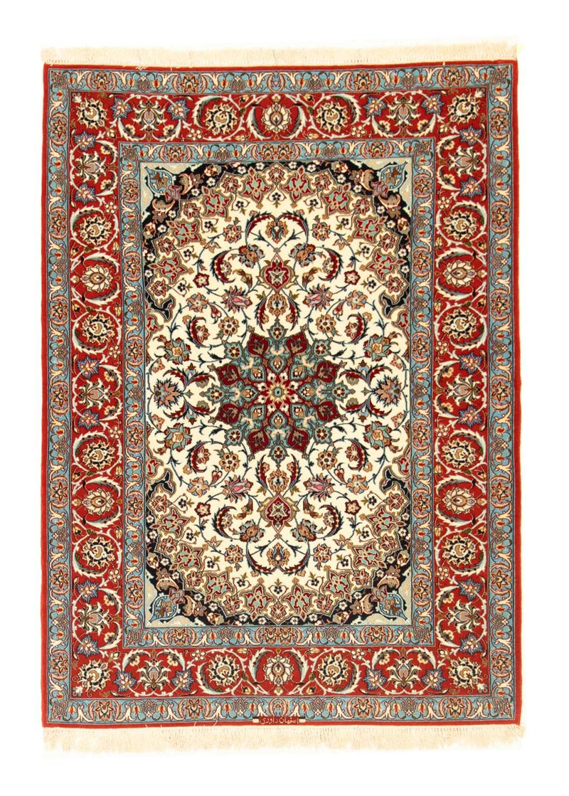 Dywan perski - Isfahan - Premium - 158 x 104 cm - beżowy