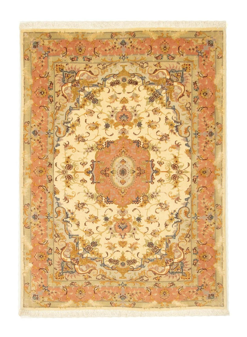 Dywan perski - Tabriz - Premium - 140 x 104 cm - beżowy