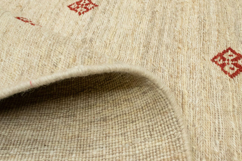 Dywan Gabbeh - perski - 145 x 100 cm - beżowy