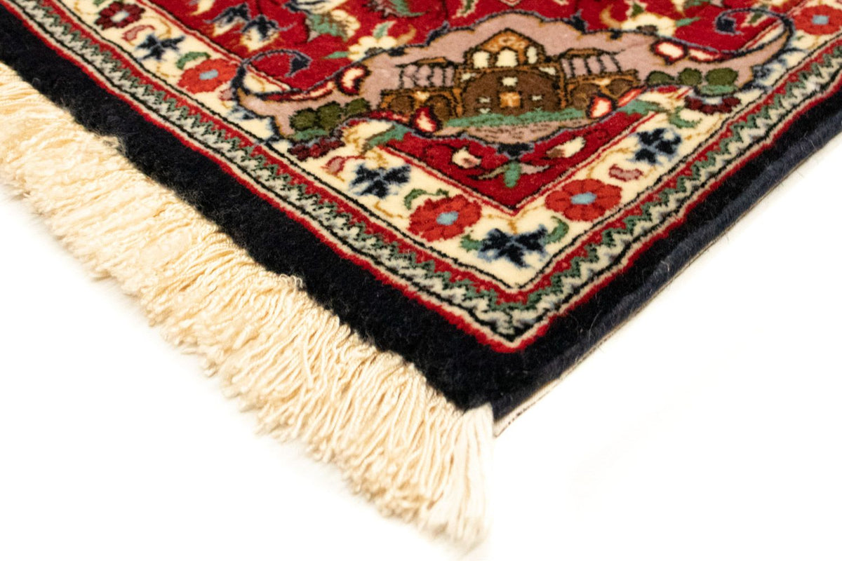 Dywan perski - Ghom - 163 x 107 cm - ciemnoniebieski