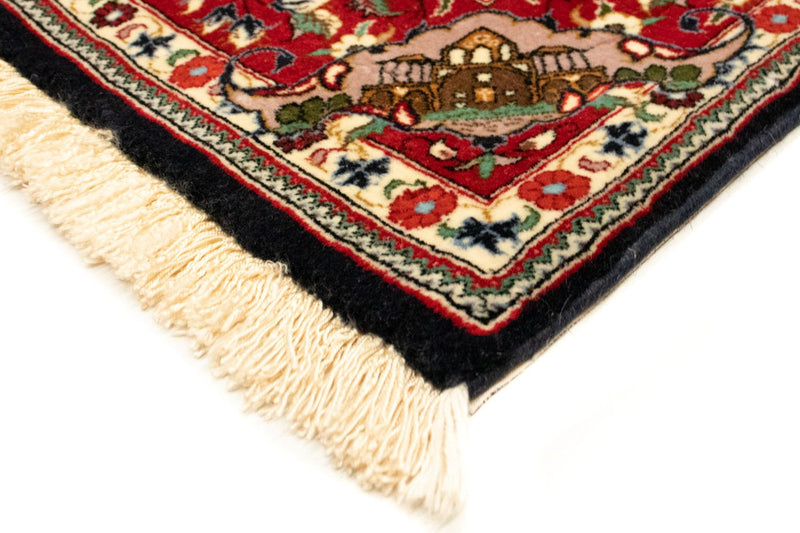 Dywan perski - Ghom - 163 x 107 cm - ciemnoniebieski