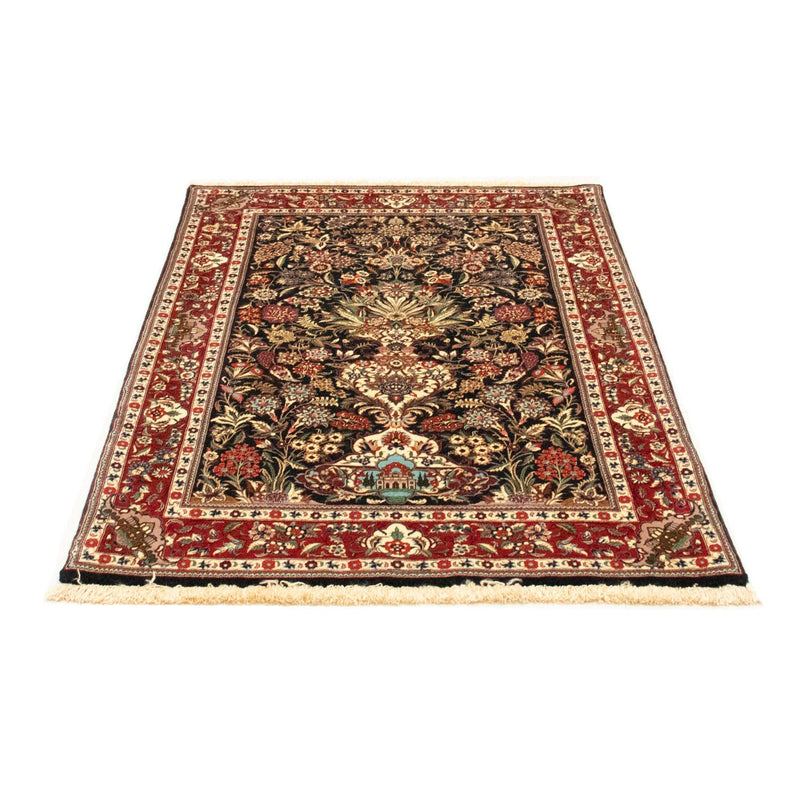 Dywan perski - Ghom - 163 x 107 cm - ciemnoniebieski