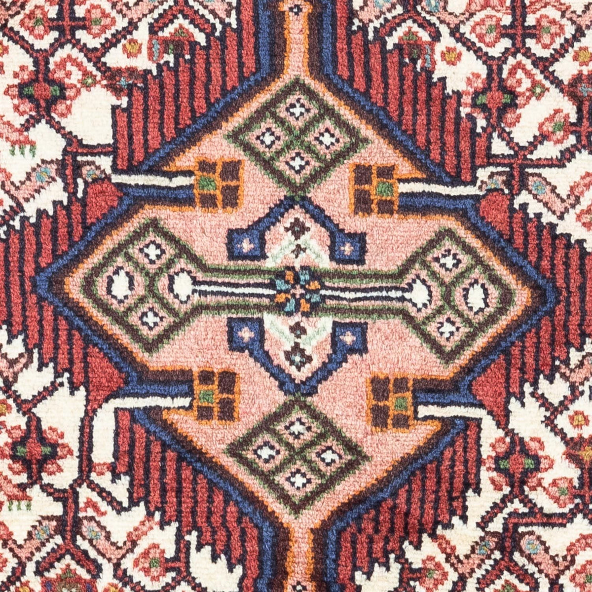 Perski dywan - Nomadyczny - 134 x 81 cm - beżowy