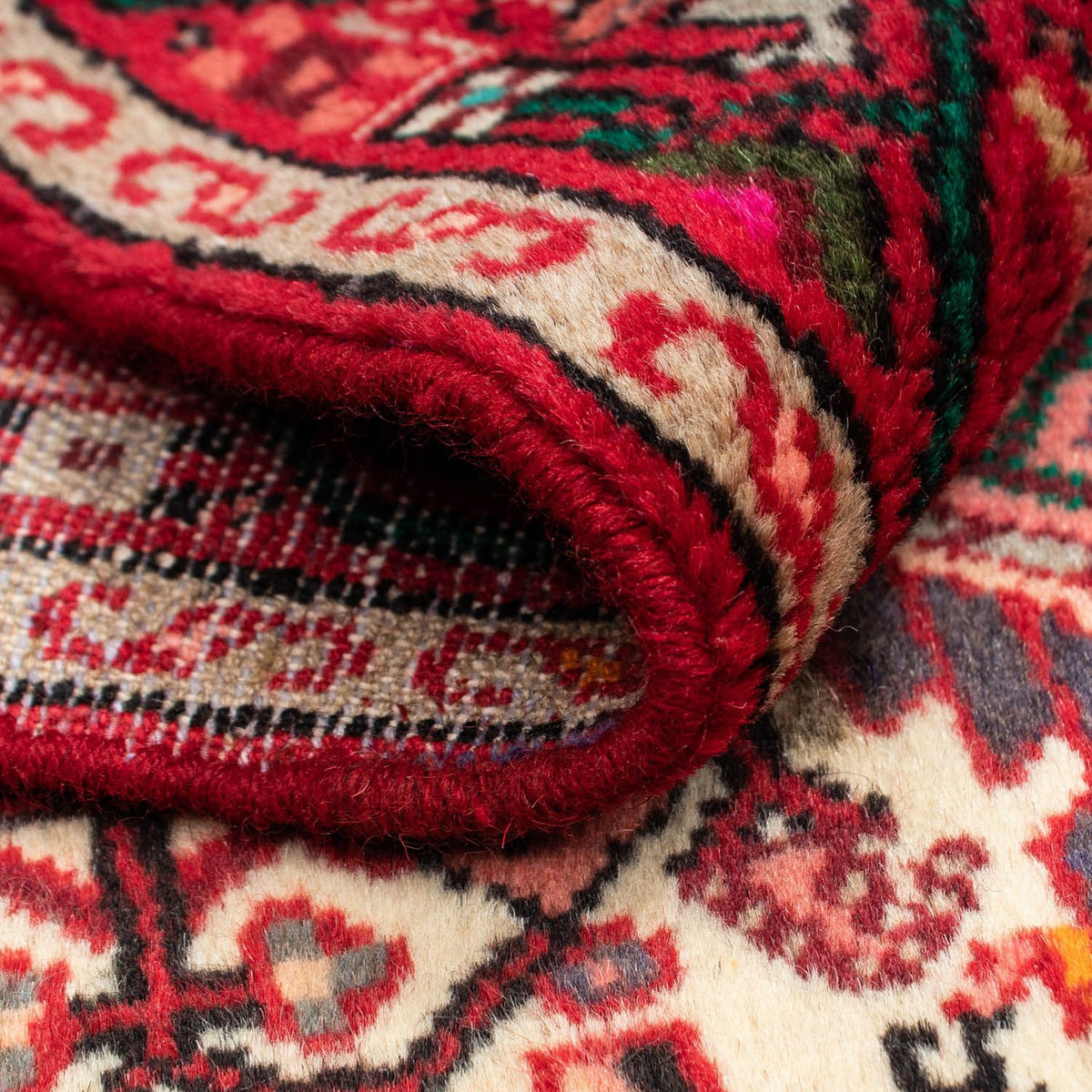 Perski dywan - Nomadyczny - 130 x 75 cm - jasna czerwień