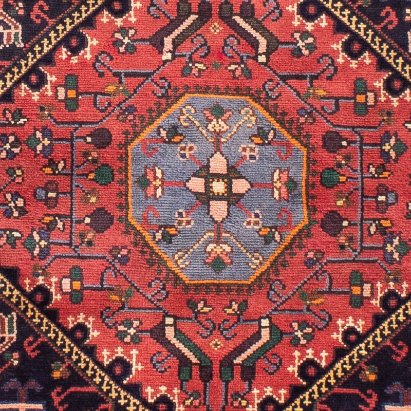 Perski dywan - Nomadyczny - 226 x 139 cm - czerwony