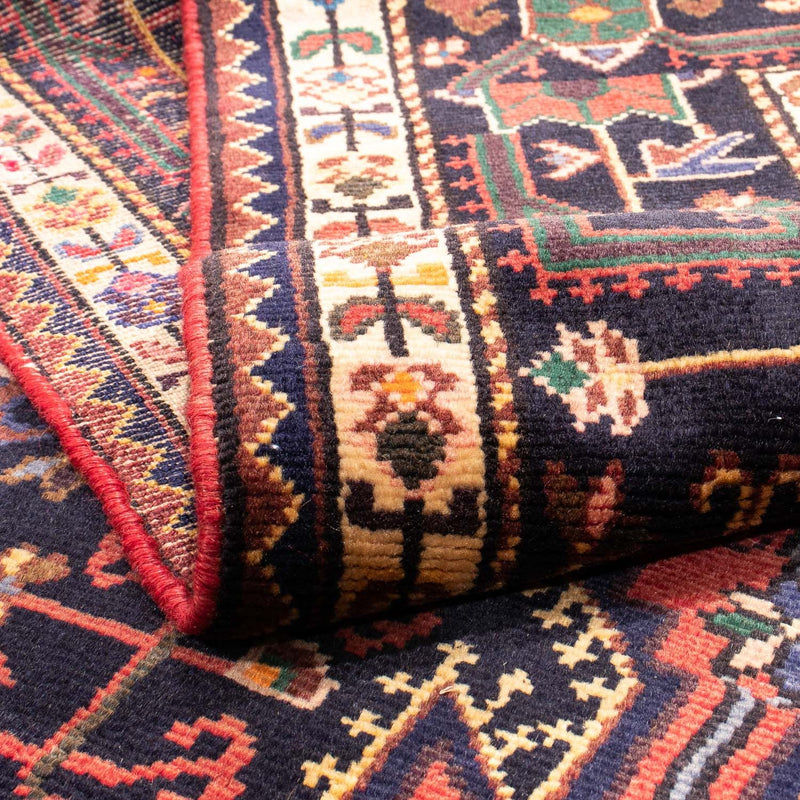 Perski dywan - Nomadyczny - 226 x 139 cm - czerwony