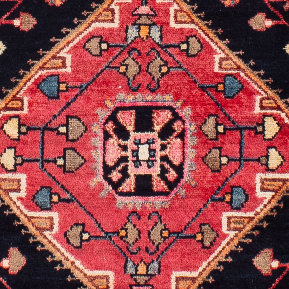 Perski dywan - Nomadyczny - 220 x 139 cm - ciemnoniebieski