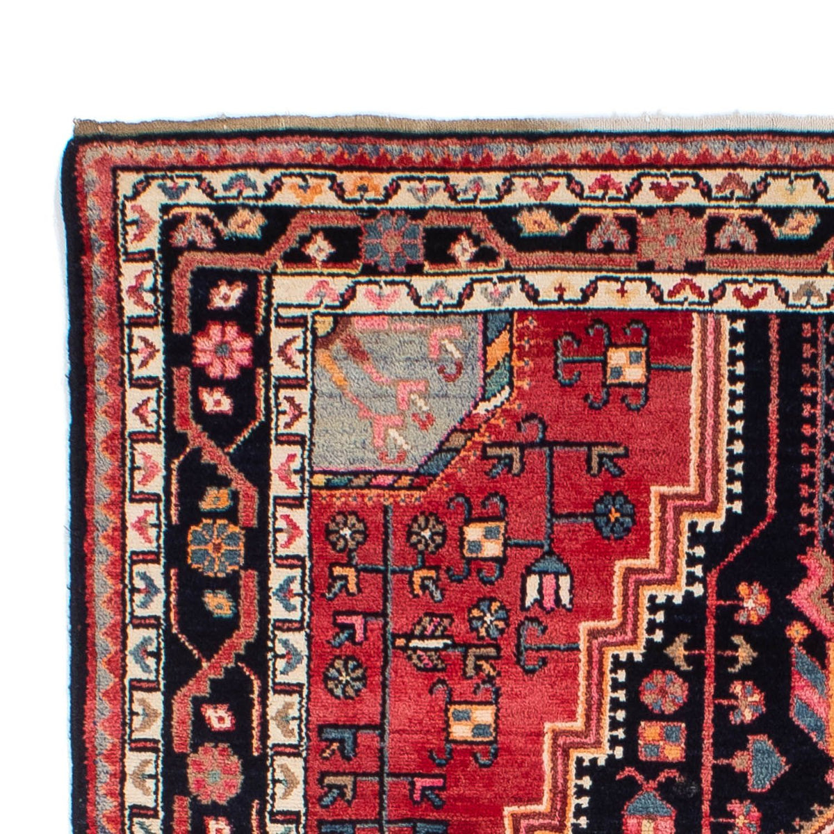 Perski dywan - Nomadyczny - 220 x 139 cm - ciemnoniebieski