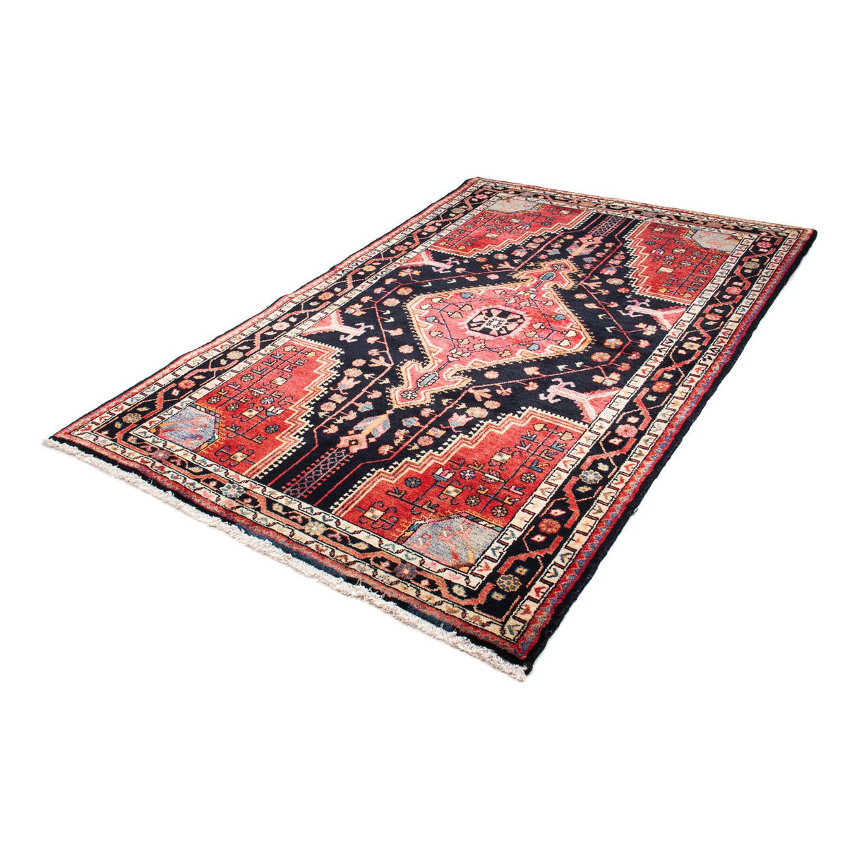 Perski dywan - Nomadyczny - 220 x 139 cm - ciemnoniebieski