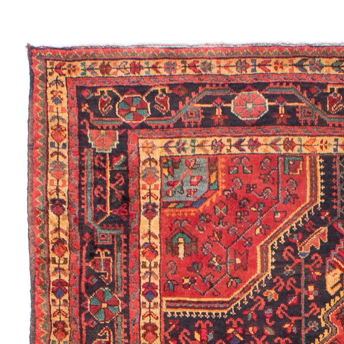 Perski dywan - Nomadyczny - 218 x 130 cm - ciemnoniebieski