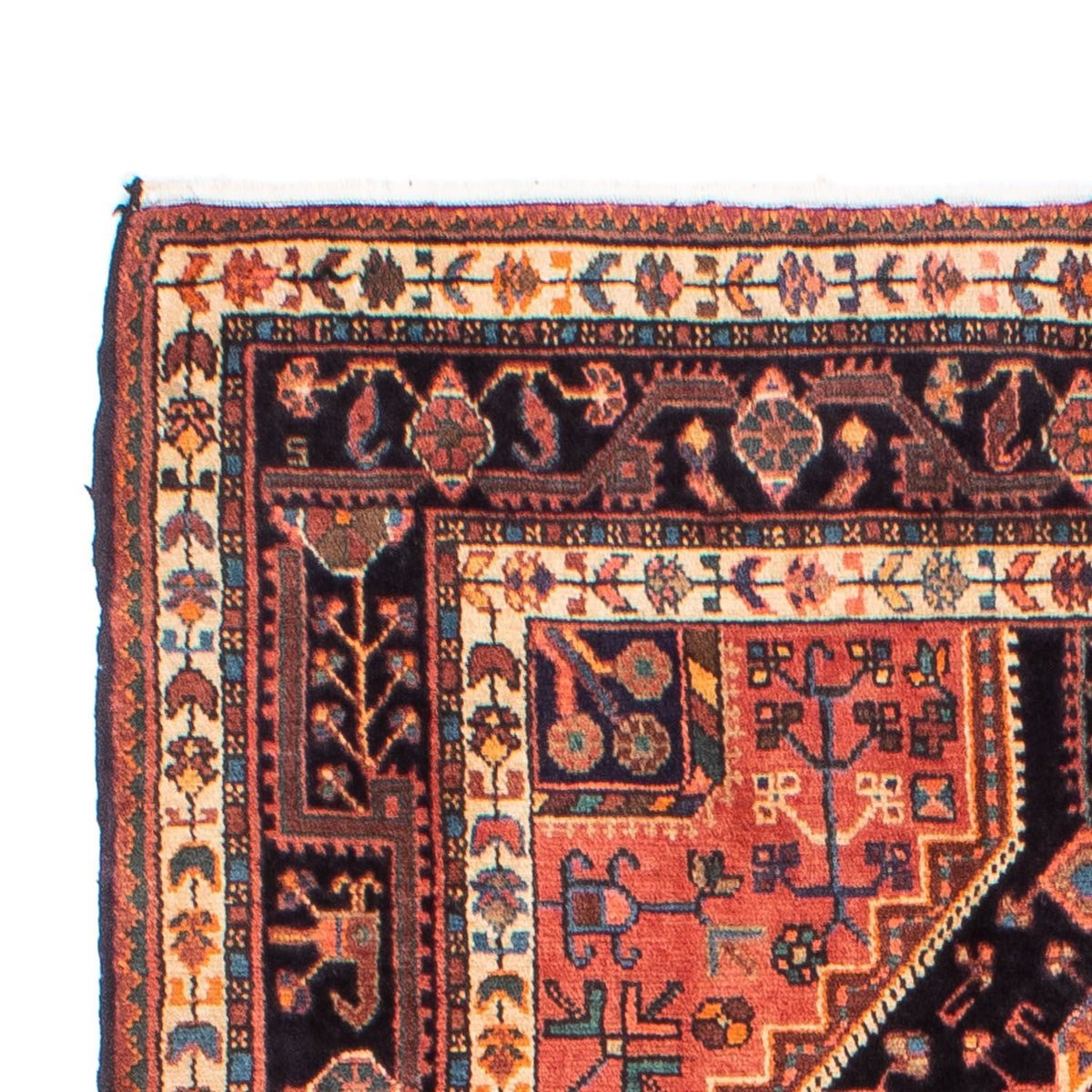 Perski dywan - Nomadyczny - 220 x 132 cm - ciemnoniebieski