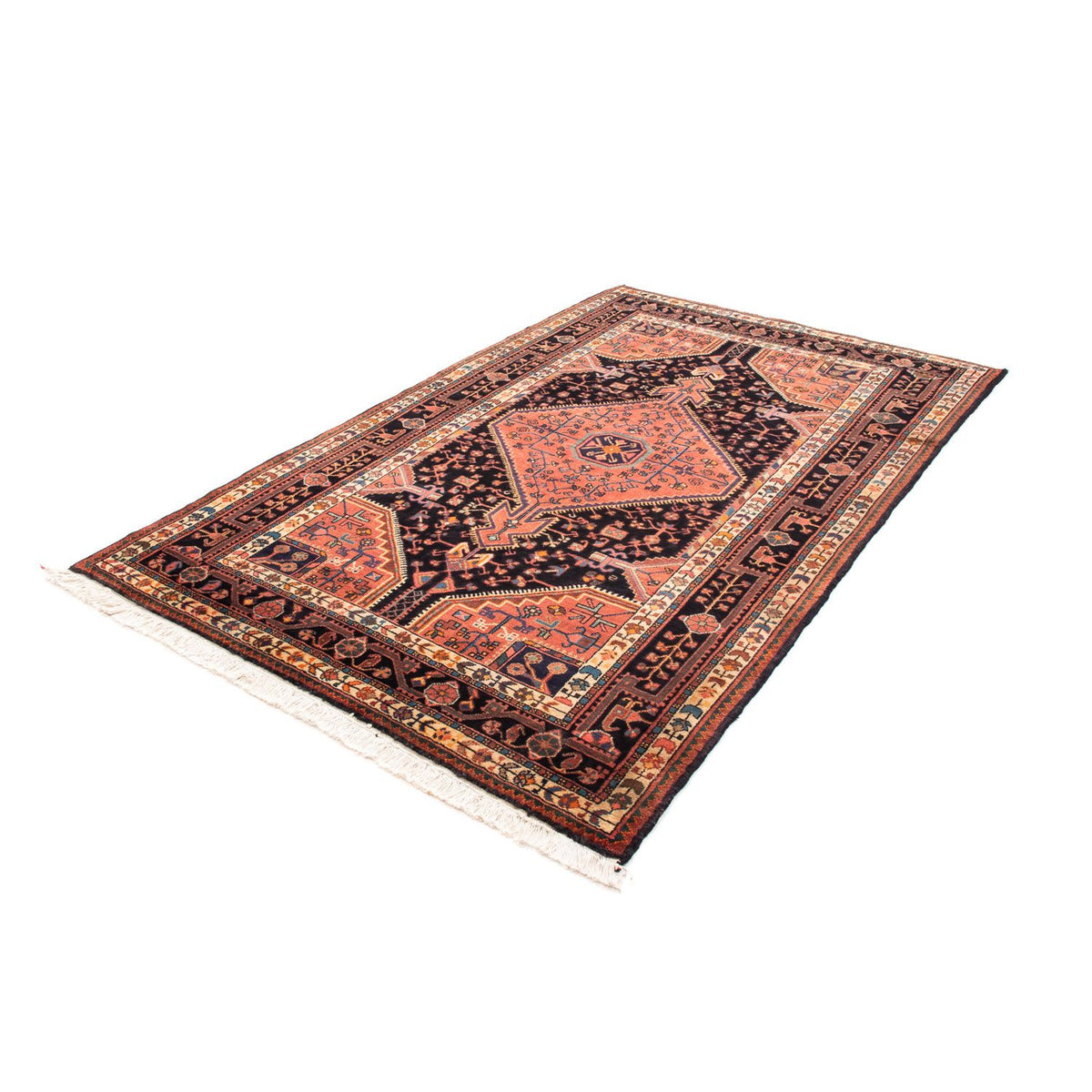 Perski dywan - Nomadyczny - 220 x 132 cm - ciemnoniebieski