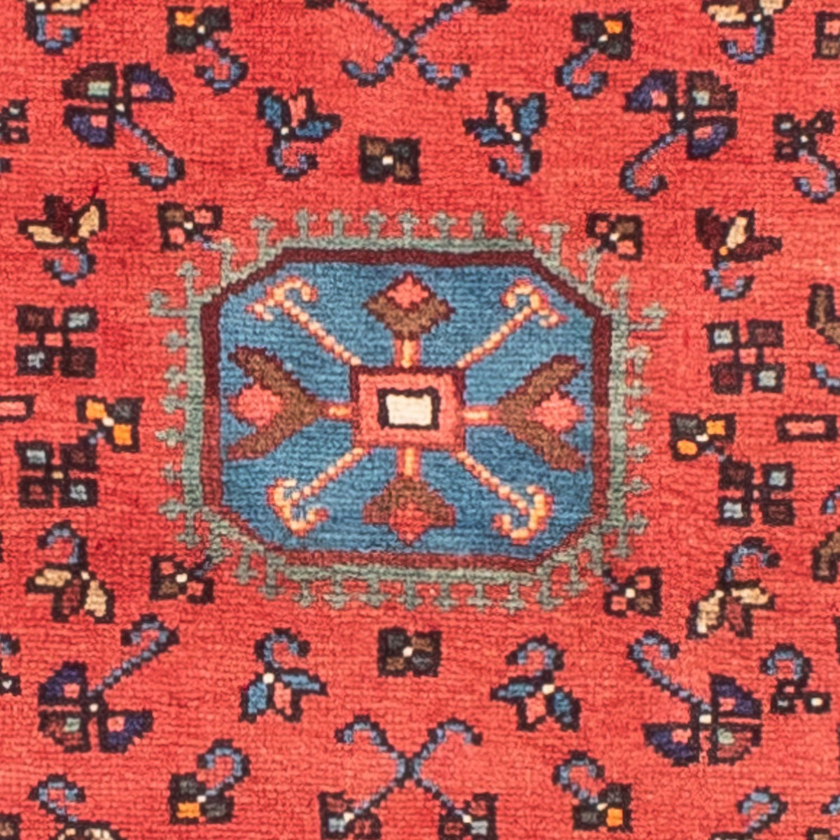 Perski dywan - Nomadyczny - 226 x 139 cm - ciemnoniebieski