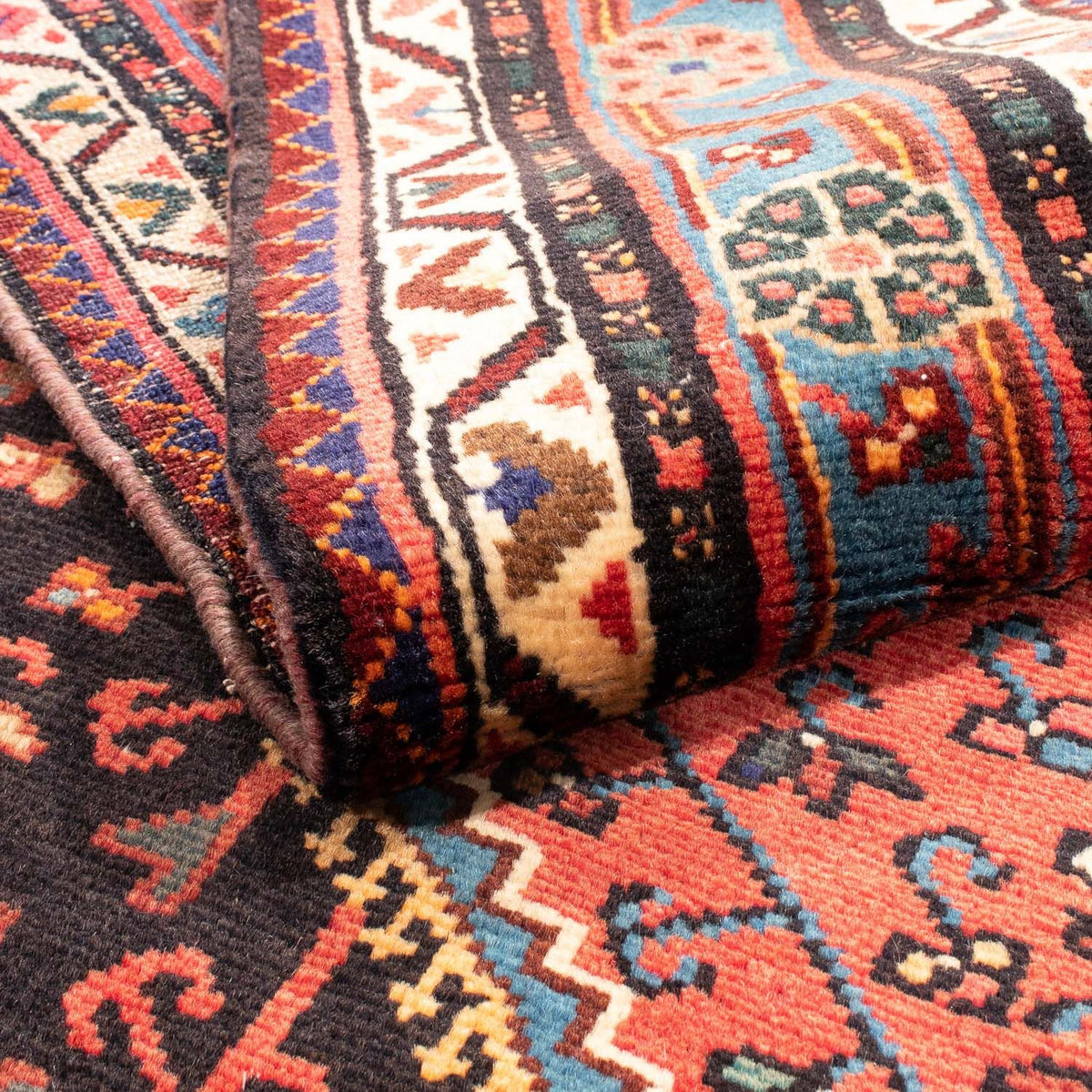 Perski dywan - Nomadyczny - 226 x 139 cm - ciemnoniebieski