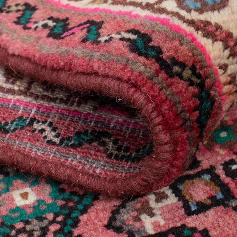 Biegacz Perski dywan - Nomadyczny - 398 x 83 cm - ciemna czerwień